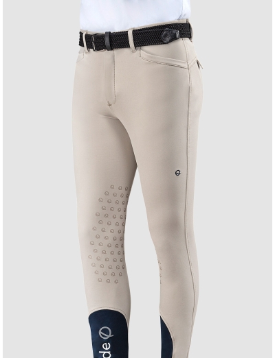 BEIGE MEN'S KNEE GRIP BREECHES