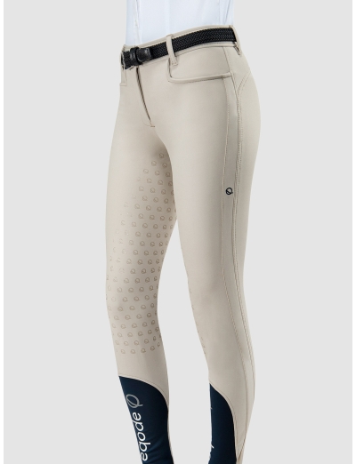 Beige women's full grip breeches