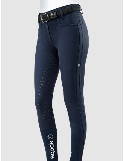 BLUE WOMEN'S FULL GRIP BREECHES WITH HIGH WAIST
