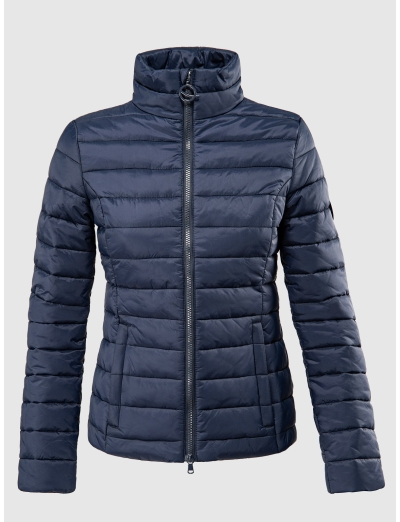 BLAUE  STEPPJACKE FÜR DAMEN