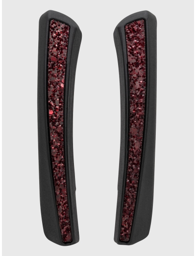 CACHES DRESSAGE X-CEL AVEC DÉTAIL ROUGE BORDEAUX PAILLETÉ
