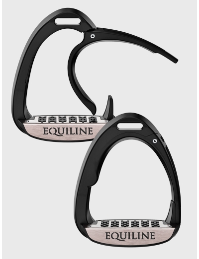 MATT BLACK X-CEL DRESSAGE STIRRUP WITH SAFETY SYSTEM
