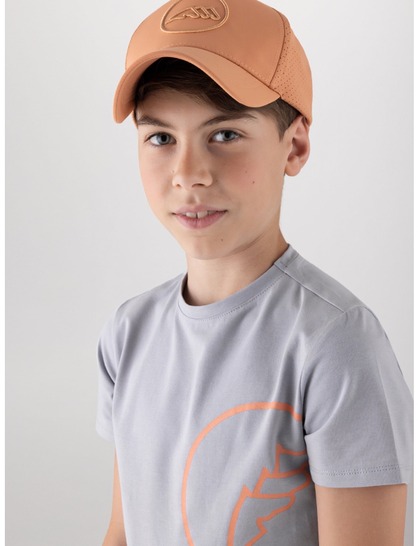 T-shirt lilac grey da bambino