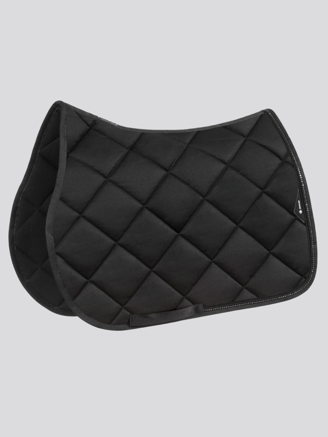 EQGLOW -  Sottosella rombo nero con strass