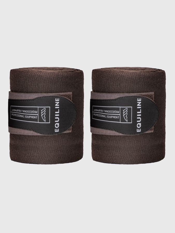 STABLE - bandages set 2 pcs  stable brown