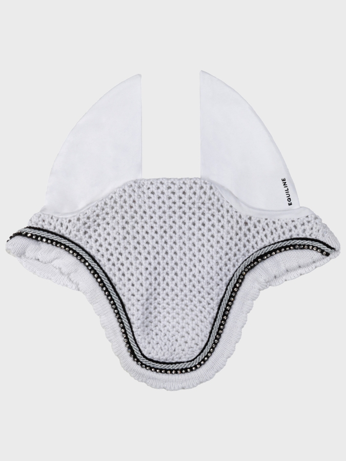 RIO - fliegenmütze mit strass dekoration weiss