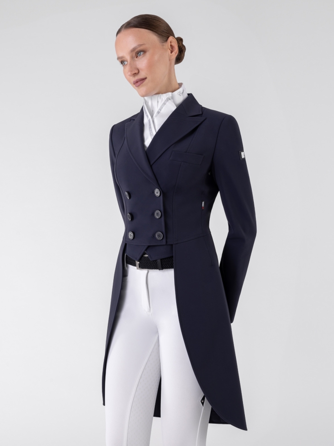 AURORA – Frac da competizione sartoriale da donna blu