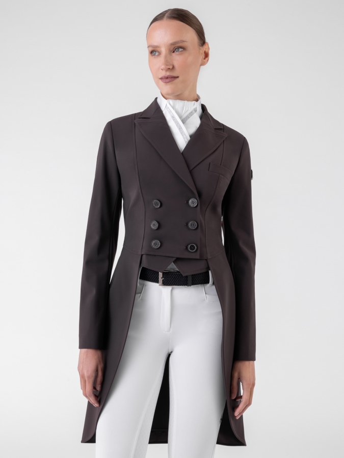 AURORA &ndash; Frac da competizione sartoriale da donna marrone