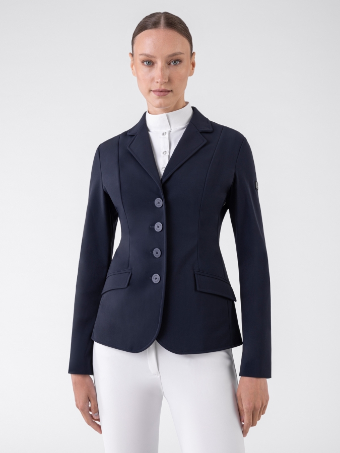 MIRIAMK &ndash; Giacca BX-TECH da competizione blu destrutturata da donna