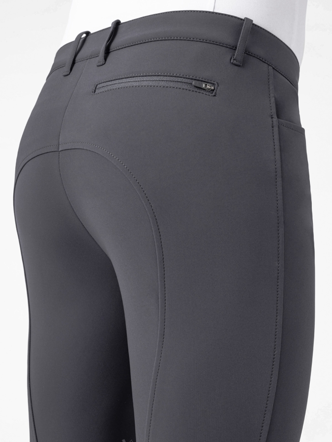 BARTEK - Grau BX-TECH Herrenreithose mit Kniegrip