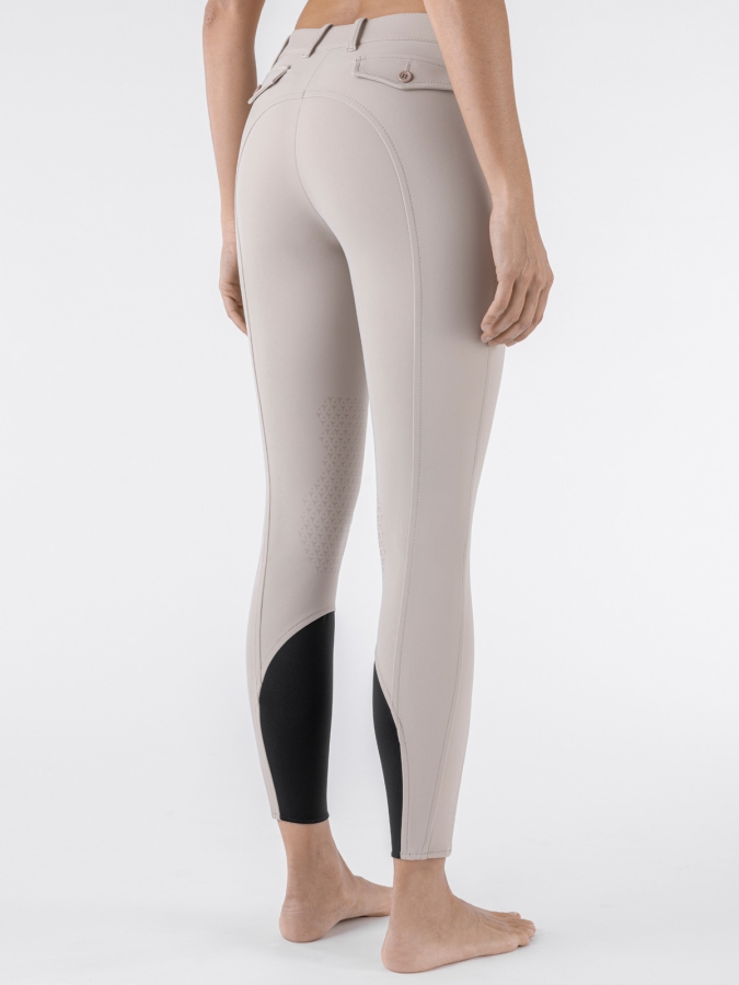 ATIRK &ndash; Pantaloni da donna B-MOVE beige con grip ginocchio