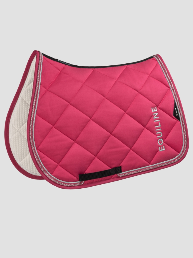 Sottosella rombo fuxia con dettagli argento