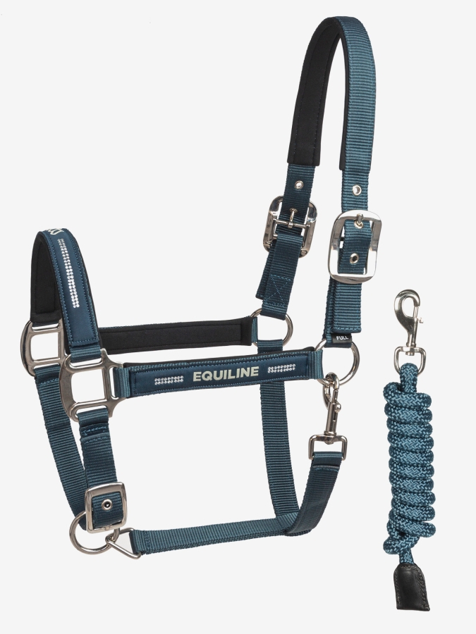 Set de corde et licou bleu legion