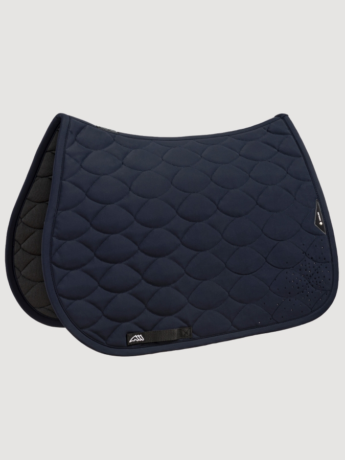 EQETECH - Sottosella blu in tessuto tecnico con strass