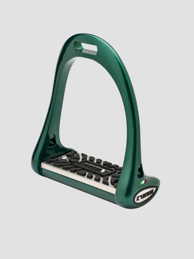 COPPIA STAFFE PANCA GOMMA 5CM DRESSAGE VERDE