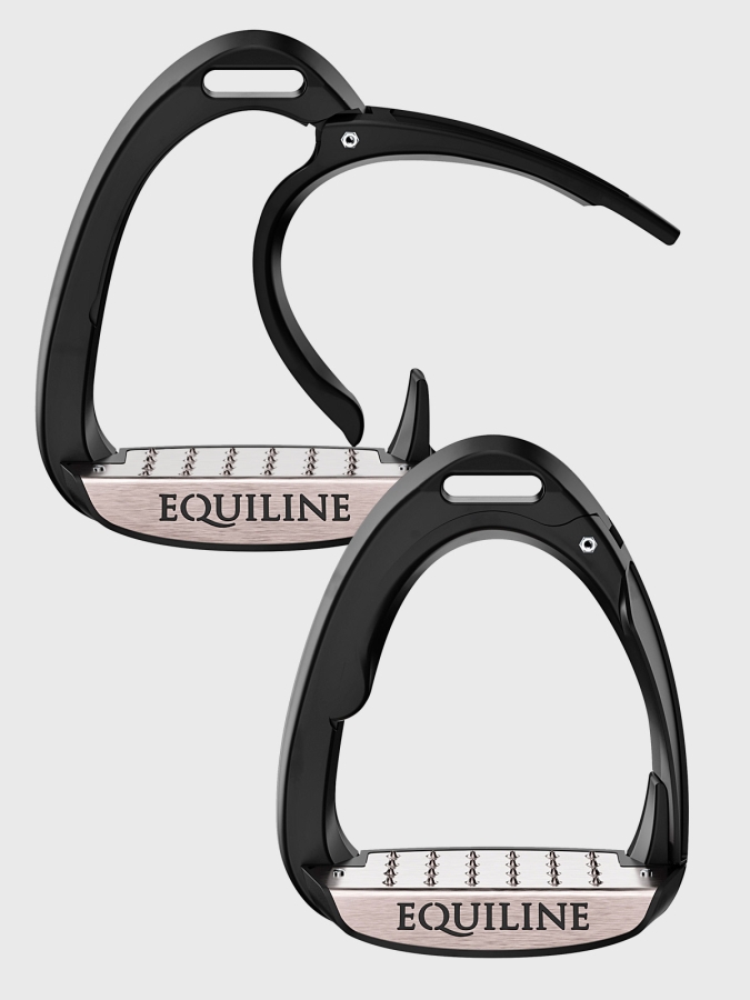 &Eacute;trier de saut x-cel noir mat avec syst&egrave;me de s&eacute;curit&eacute;