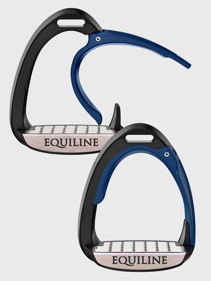 X-cel staffa da salto blu navy con sistema di sicurezza